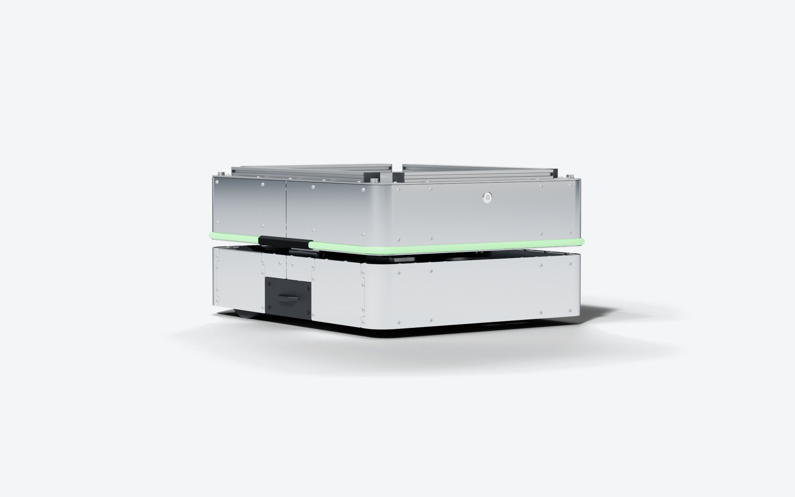 Render robota Arienai Pulse: autonomiczny robot mobilny o udźwigu 100 kg, bez nadstawki